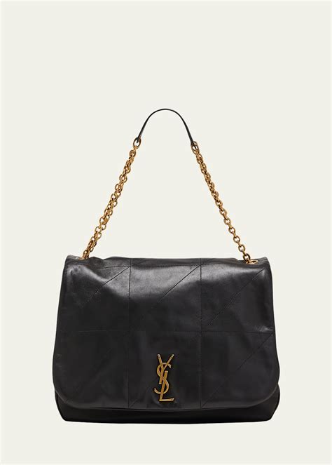 Saint Laurent Jamie 4.3 Maxi YSL Shoulder Bag in Quilted Suede